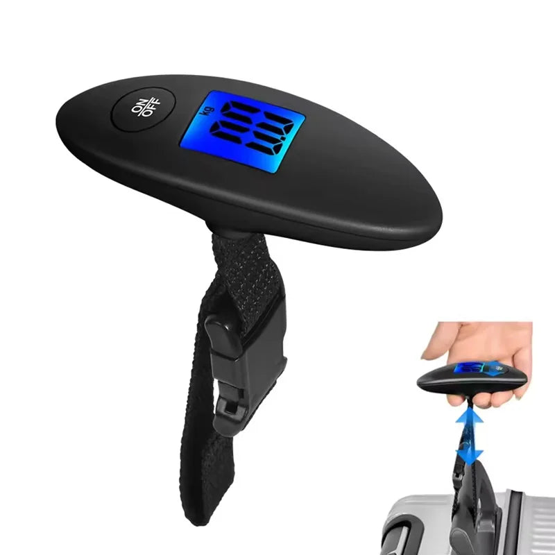 Báscula de Equipaje Portátil Digital 40kg — Precisión 100g con Pantalla LCD
